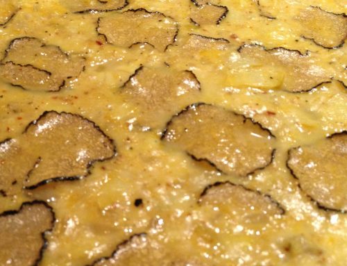 FRITTATA AL TARTUFO NERO- Omelet with black truffle